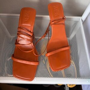 Orange heels